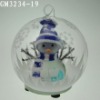 christmas snowman ball with LED light