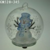 christmas snowman ball with LED light