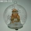 Wholesale christmas snowman ball with LED light