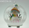 christmas snowman ball with LED light