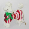 Resin animal Christmas ornament