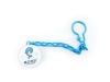 Wholesale round with chain pacifier holder cilp