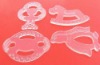 Wholesale transparent soft silicone rubber baby teether