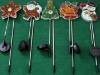 Wholesale 6 led solar lawn stick light for christmas