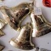 Wholesale COLOR Plated Christmas Tinker bell Jingle bell charms pendants xmas ornament decoration 3 PCS