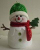 snowman with hat and scraft,christmas ornament,snowman