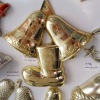 Wholesale MINI COLOR Plated Christmas Tinker bell Jingle bell charms pendants xmas ornament decoration 3 PCS