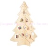 Wholesale 3D wooden christmas tree decoration