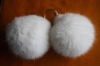 Wholesale Guaranteed 100% Genuine Rabbit Fur Ball Christmas Ornament, Best-selling Fur Ball
