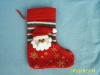 Wholesale christmas sock with santa heads Christmas Tree orgament