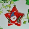 Wholesale glass christmas tree hanging ornament
