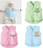 Wholesale new fasion air layer baby waistcoat kid waistcoat child waistcoat with embroidery of little cartoon animal