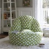 flower and bule bean bag chair