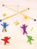 Wholesale cartoon wooden baby hanging mobile toys