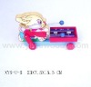 Wholesale wooden small white rabbit musical wood toy