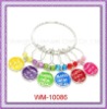 Wholesale Promotional Wine Charm;Your logo can be made on product