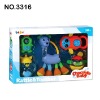 Wholesale 6PCS Plastic Baby Rattles