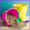 Wholesale 2pcs plastic beach buckets and spades