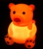 Wholesale Cartoon bear shape led flashing light up vinyl play PVC toys
