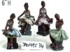 Wholesale polyresin lady angel figurine
