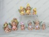 Wholesale Christmas Resin Angels Figurines Collectible