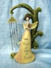 Wholesale Angel figurine with wind bell