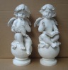 Wholesale Resin Reading Angel Figurine