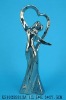 Wholesale electroplate porcelain figurine good for home decoration