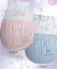 Wholesale Flower Embroidered Sleeveless Baby Sleeping Bag