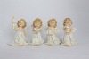 Wholesale White poly resin angels