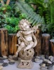 Wholesale Poly 29 CM H garden angel playing violin
