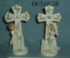 Wholesale Polyresin Angel with cross