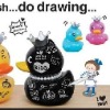 Wholesale DIY drawing plastic figurine saving bank