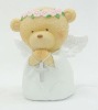 Wholesale white Angel bear resin gift