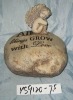 Wholesale Christmas angel on stone decoration