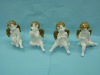 Wholesale Polyresin cupid angel figurine for garden decoration