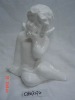 Wholesale white ceramic angel figurine