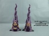 Wholesale pop lovely fashion ceramic white glaze red soil good luck children boy and girl angel figurines purple elfin chrisrmas festival