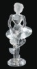 Wholesale elegant glass crystal girl