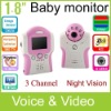 Wholesale 1.8 inch 2.4GHz baby care monitor