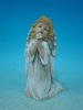 Wholesale 9"polyresin Italy angel with flower feeder
