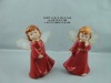 Wholesale Ceramic glaze Angel wing children christmas gift