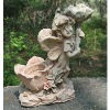 Wholesale Polyresin figurine birdfeeder or birdbath garden decoration