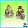 Wholesale christmas ceramic santa snowman