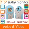 Wholesale wireless 2.4ghz baby monitor