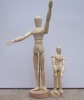 Wholesale Artist female & male wooden manikin