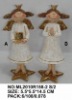 Wholesale 2asst xmas angel in polyresin for decoration