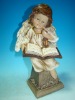 Wholesale 11.5"Polyresin victoria angel reading, garden decor