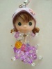 Wholesale phone decoration,polyresin doll