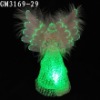 Wholesale glass fiber optic angel with LED light